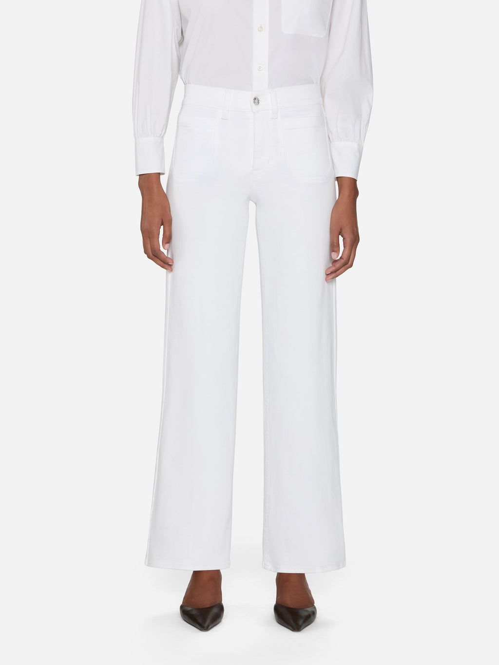 Le Slim Palazzo Modernist Pocket -- White