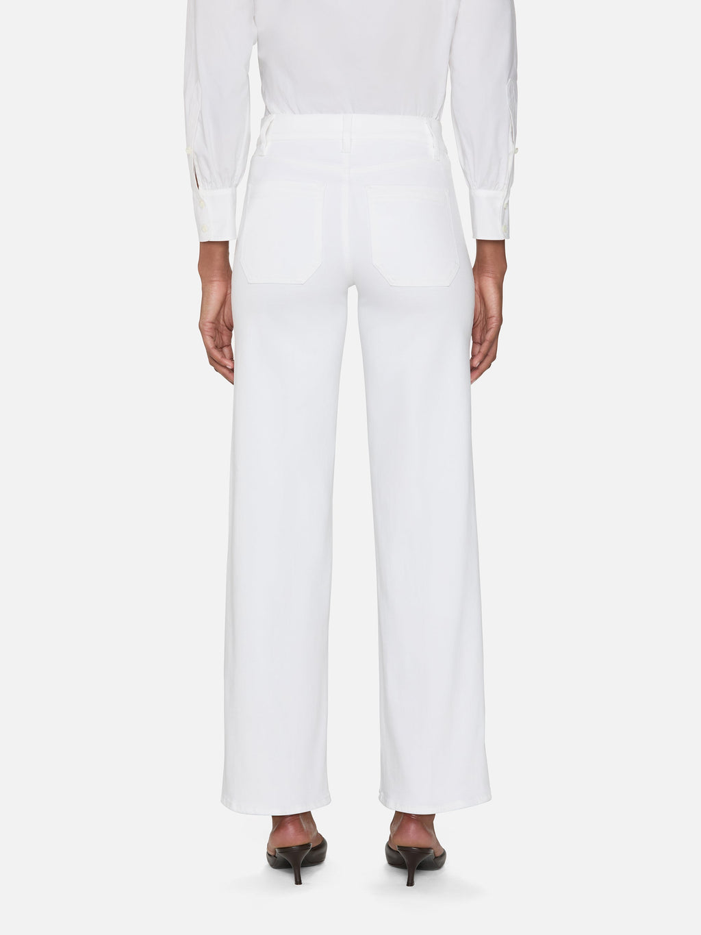 Le Slim Palazzo Modernist Pocket -- White